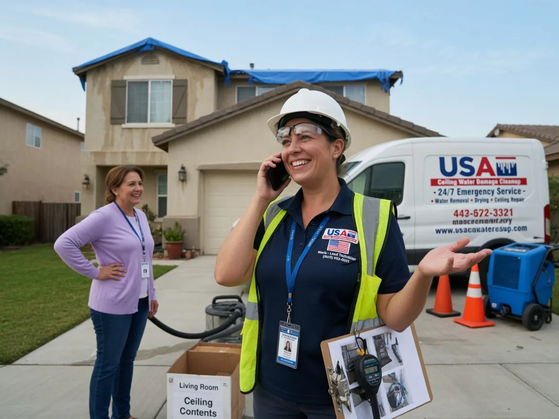 Ceiling Water Damage Restoration Tom Bean, TX FAQs