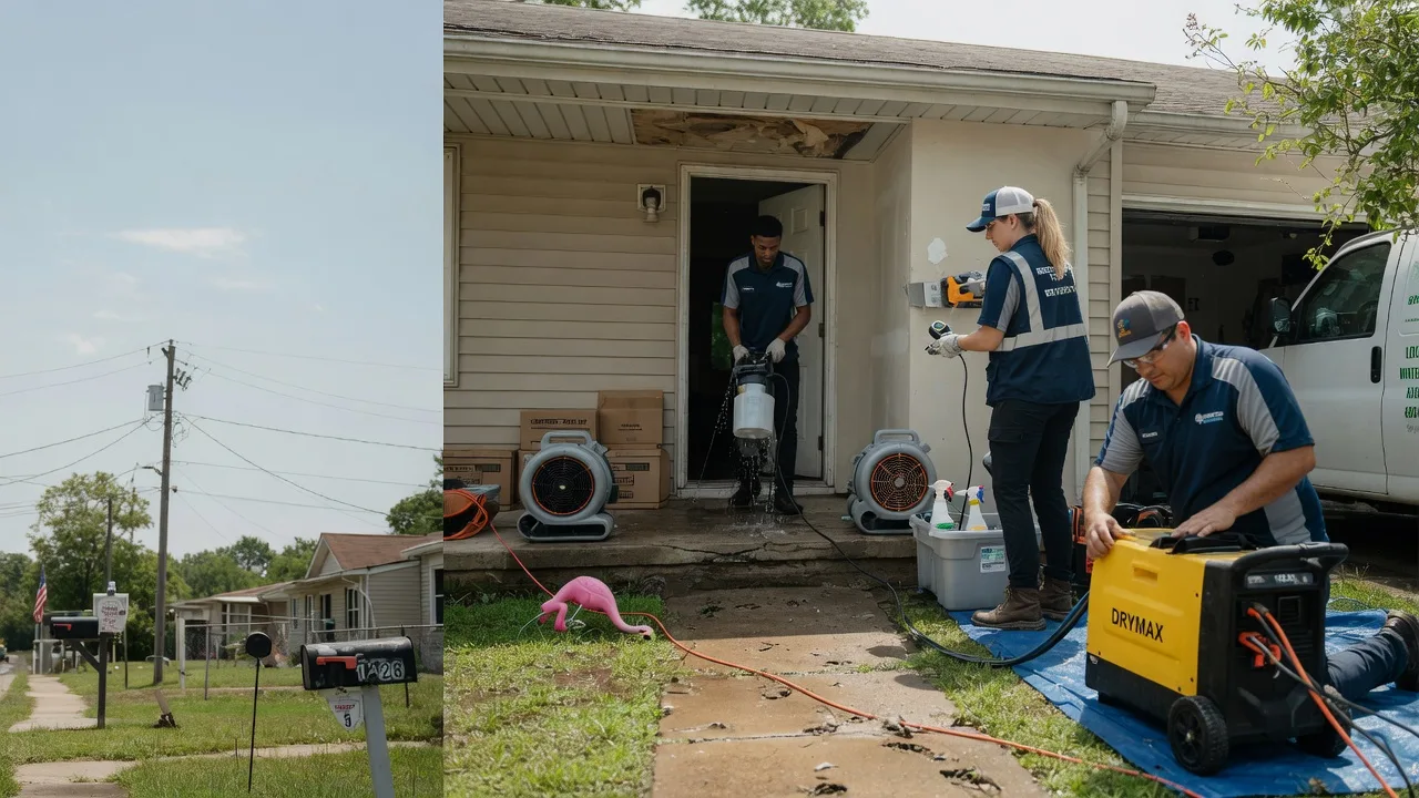 Storm Damage Water Removal in Tom Bean, TX near me
